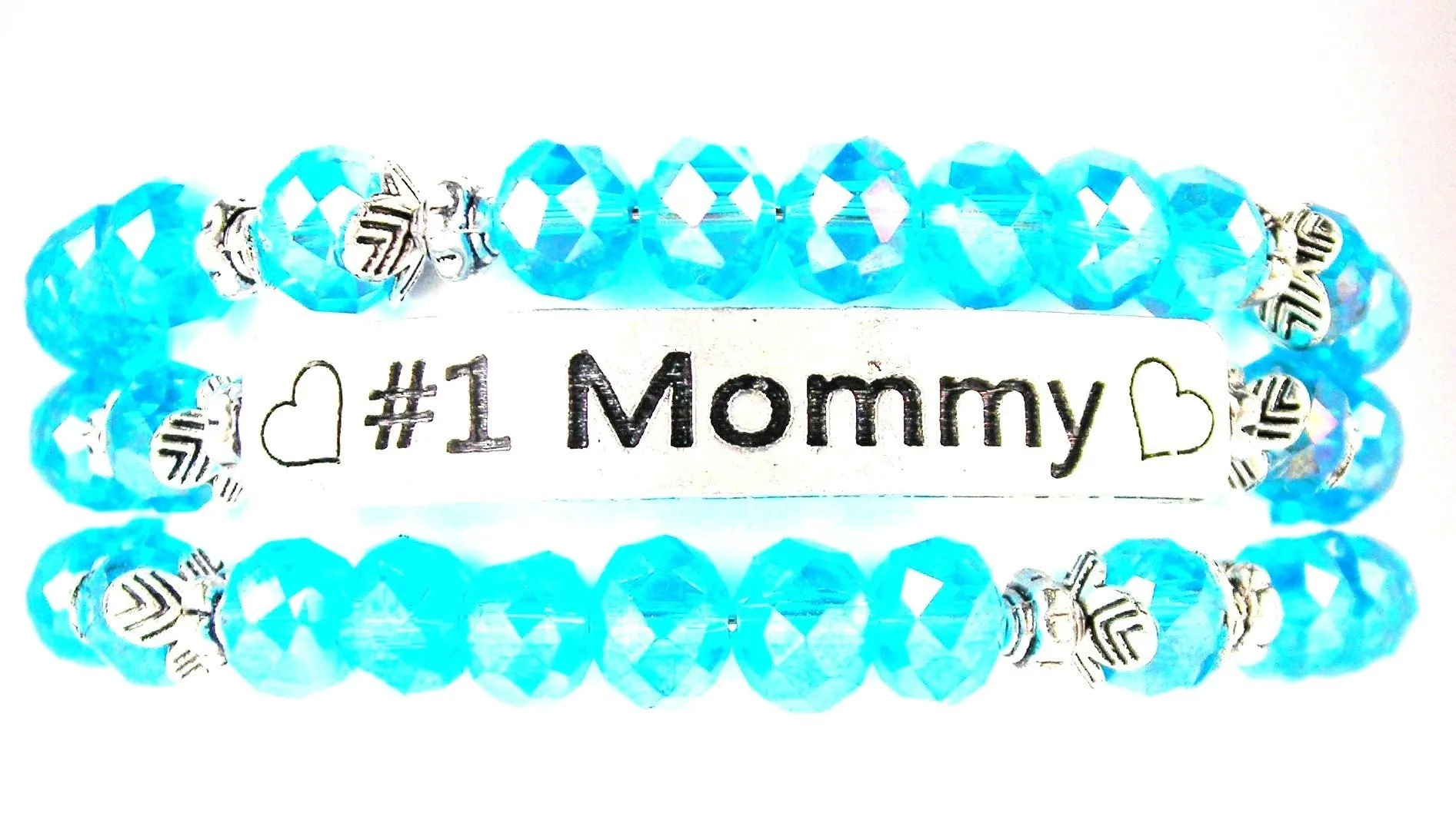 #1 Mommy Bangle Bar Bracelet