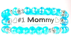 #1 Mommy Bangle Bar Bracelet