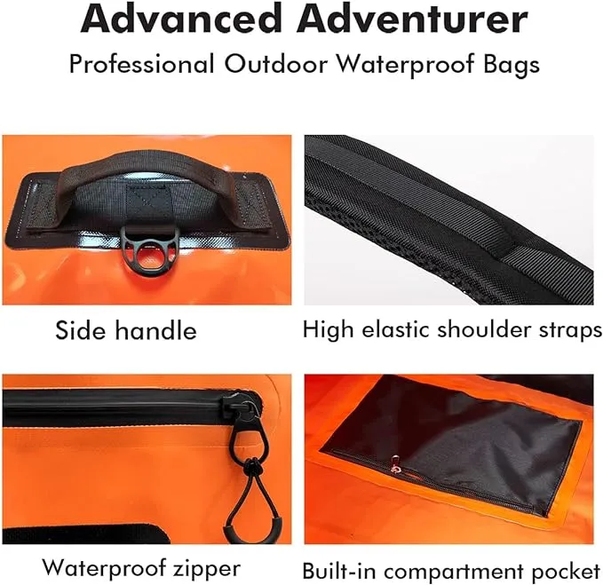 120L Waterproof Duffel Dry Bag With Waterproof Zipper