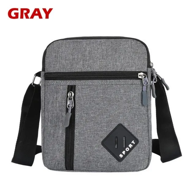 2021 Men's Messenger Bag Crossbody Shoulder Bags Men Small Sling Pack For Work Business Waterproof Oxford Packs Satchel Purse