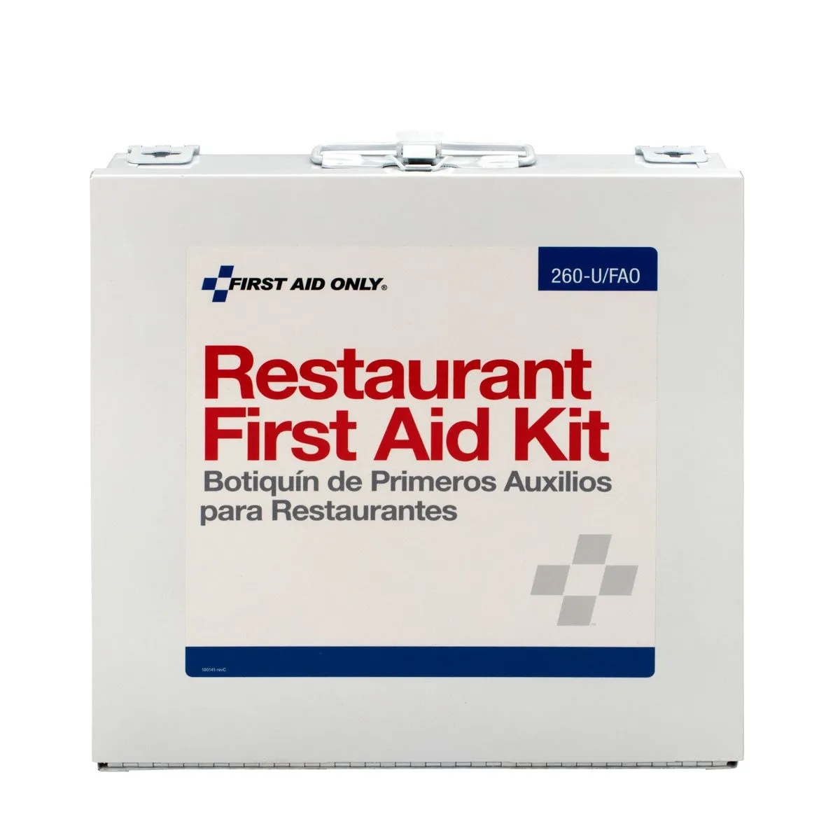 75 Person Restaurant First Aid Kit, Metal Case - W-260-U/FAO