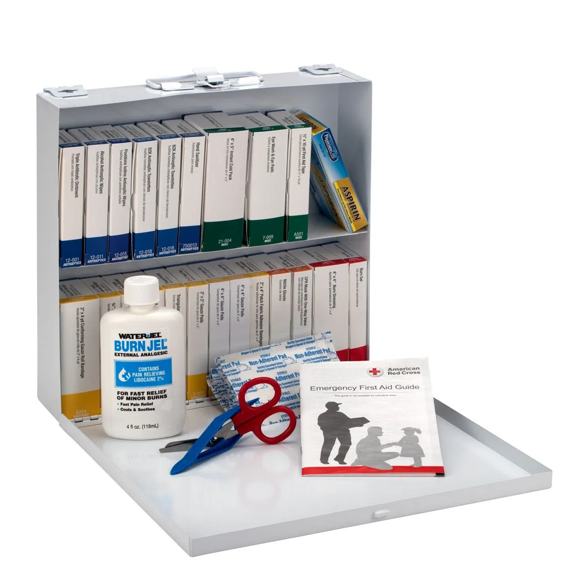 75 Person Restaurant First Aid Kit, Metal Case - W-260-U/FAO