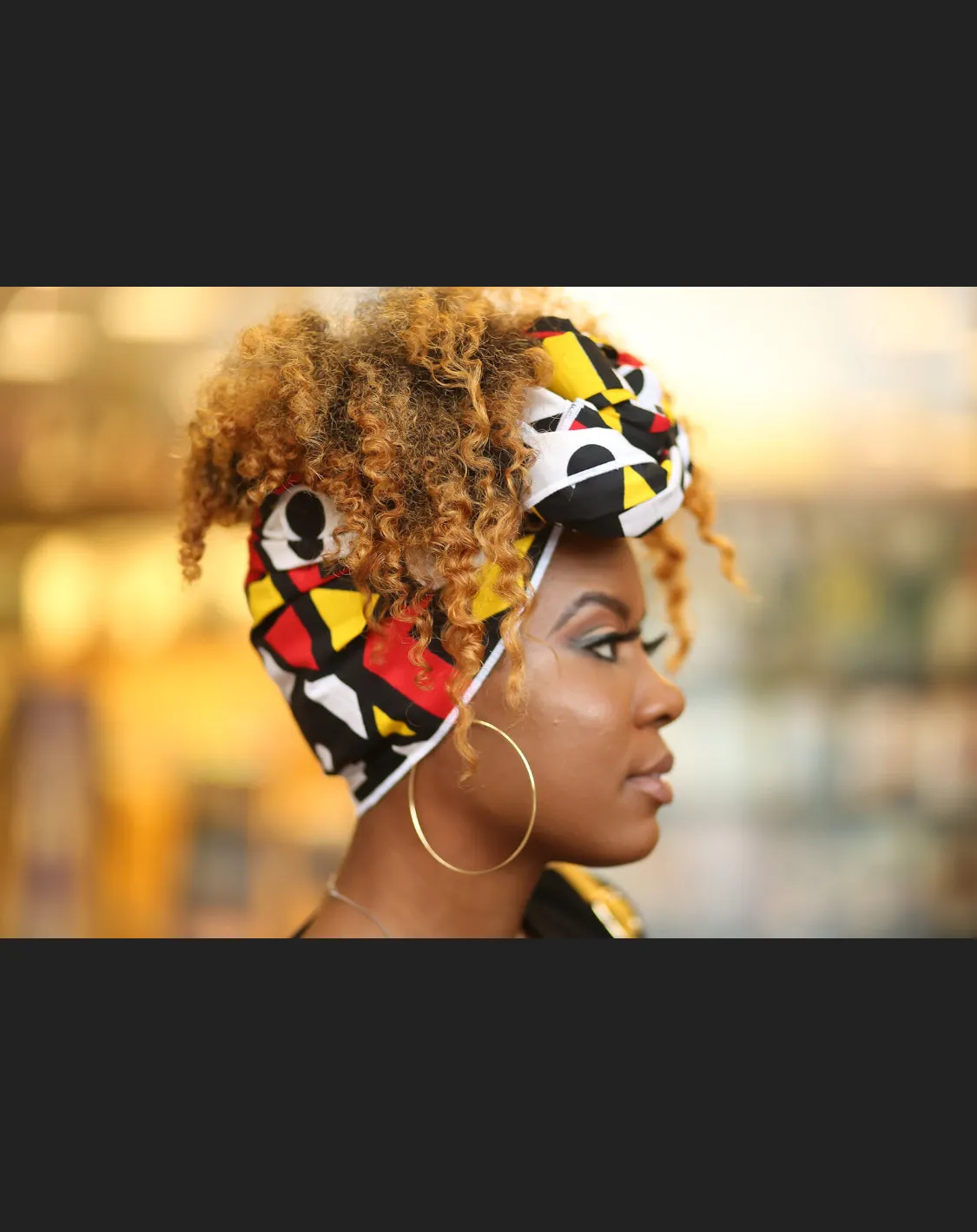 African Kente Mommy and Me Headwrap