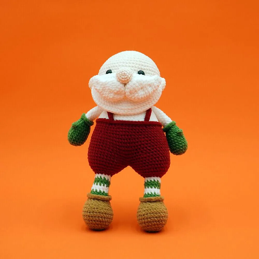 Amigurumi Christmas Santa Animal Crochet Kit