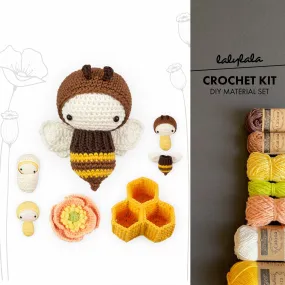 Amigurumi Crochet Kit . Bee Lifecycle Playset