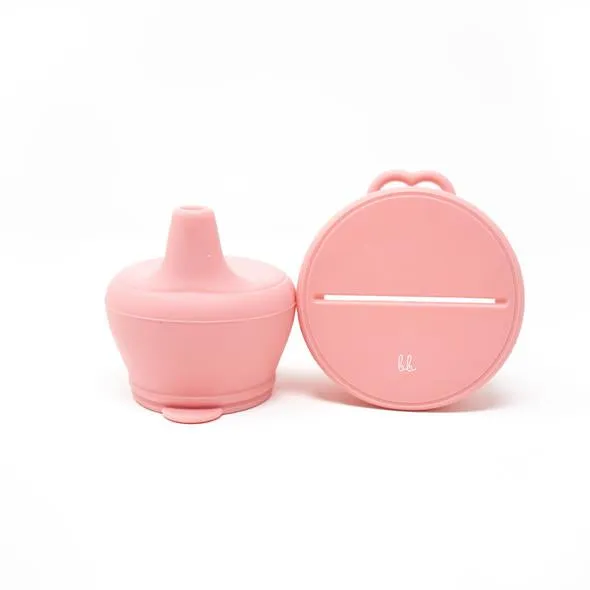 Baby Bar & Co Silicone Snack & Sippy Cup Lid Set - Select Color