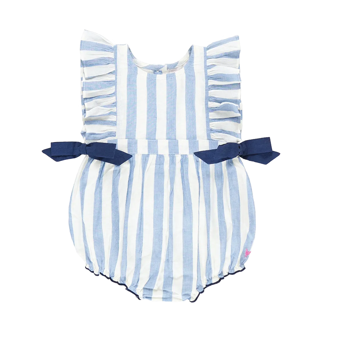 Baby Girls Amy Bubble - Faded Stripe