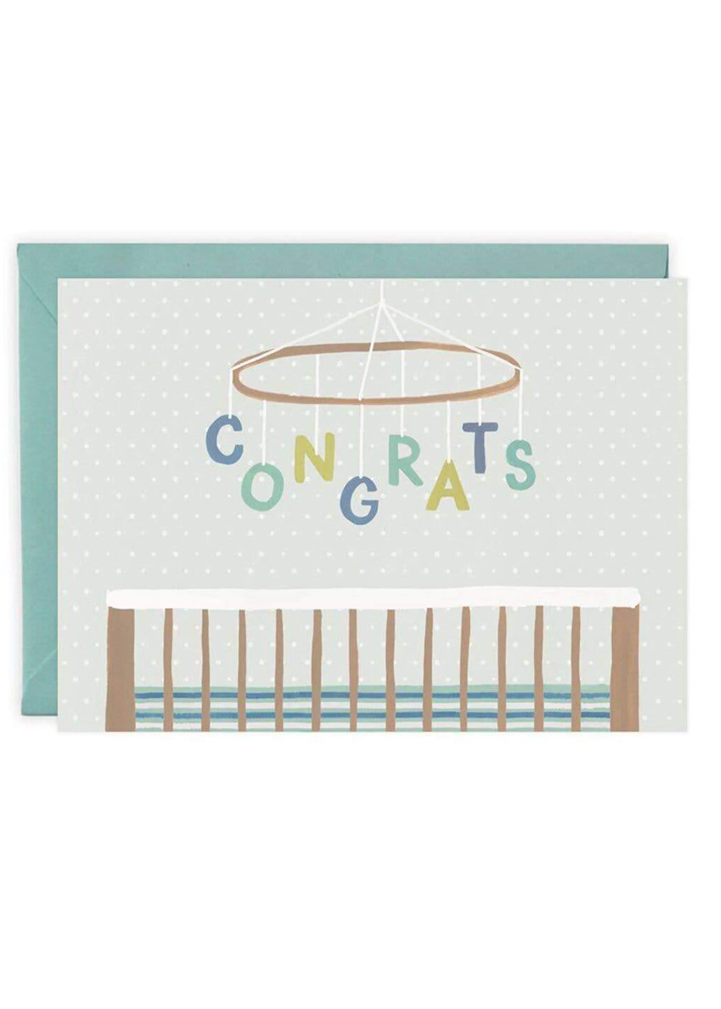 Baby Mobile Greeting Card - FINAL SALE