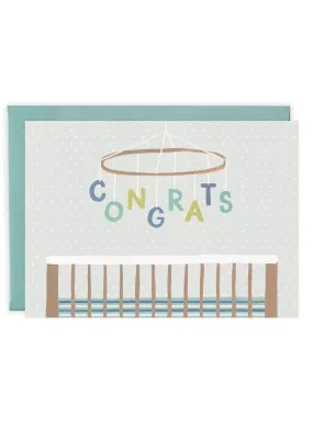 Baby Mobile Greeting Card - FINAL SALE