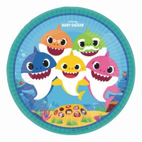 Baby Shark Paper Plates | Licensed |  Package 8