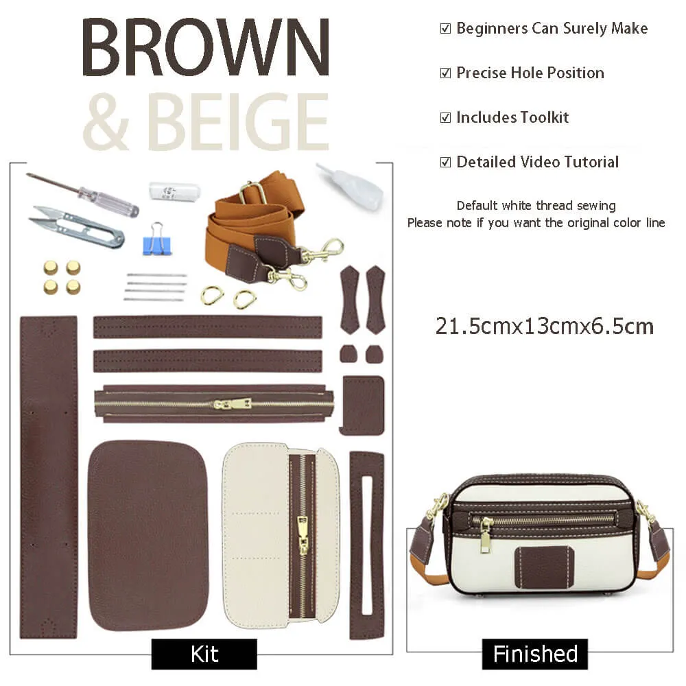 BABYLON™ Mens Square Shoulder Bag DIY Craft Kit