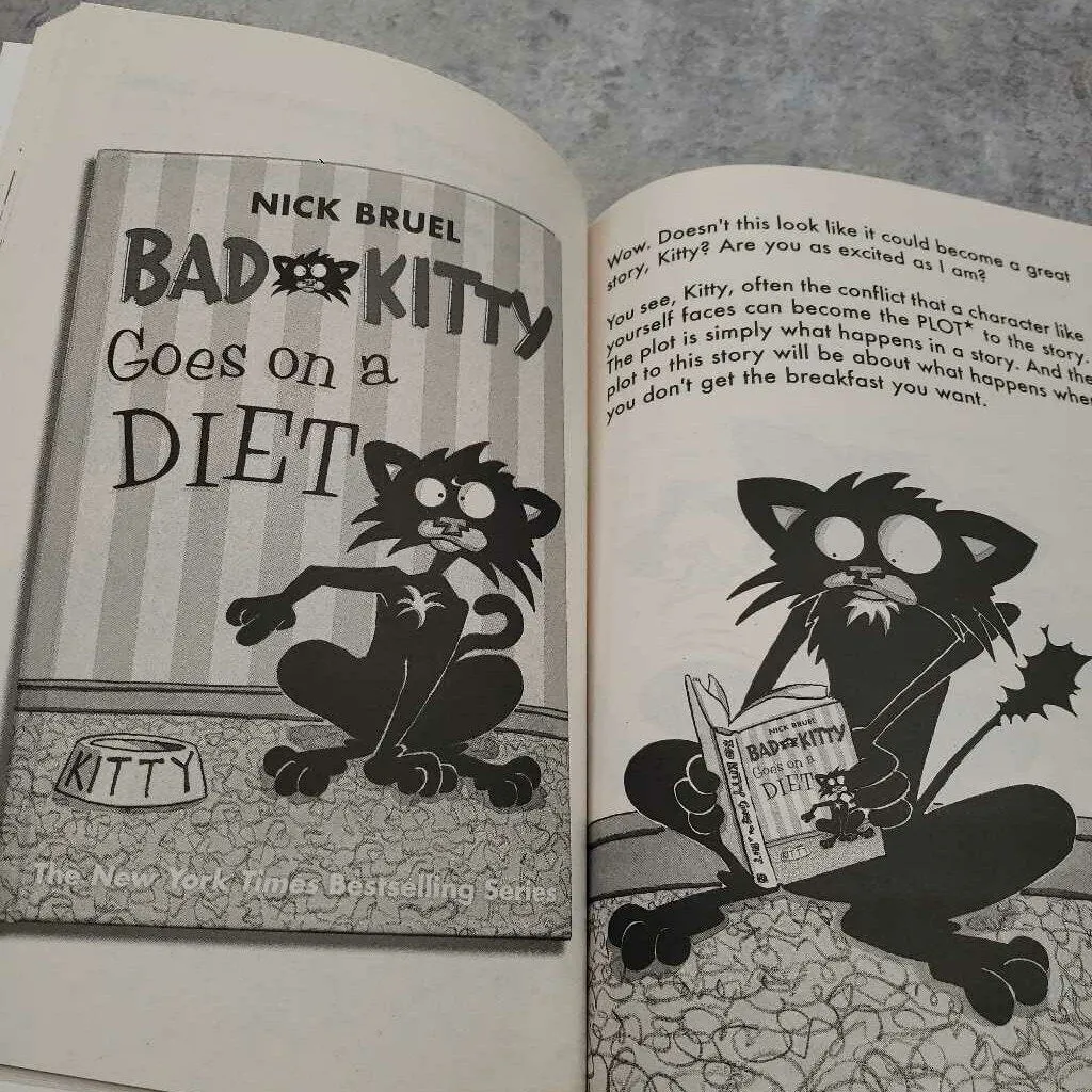 BAD KITTY DRAWN TO TROUBLE