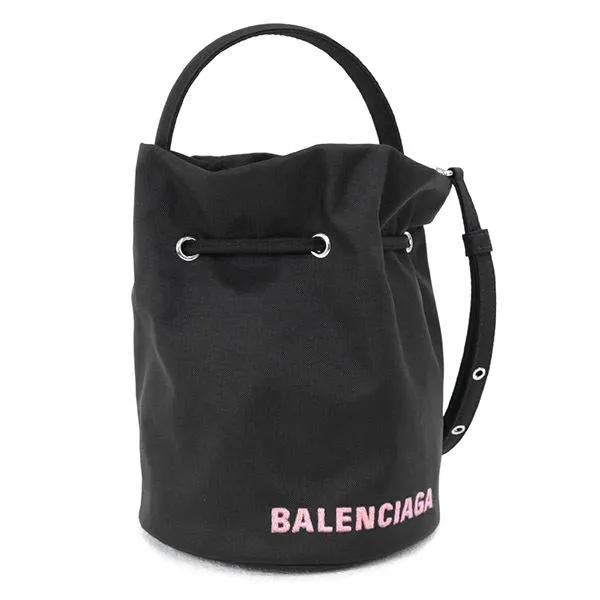 BALENCIAGA WHEEL XS DRAWSTRING BUCKET BAG