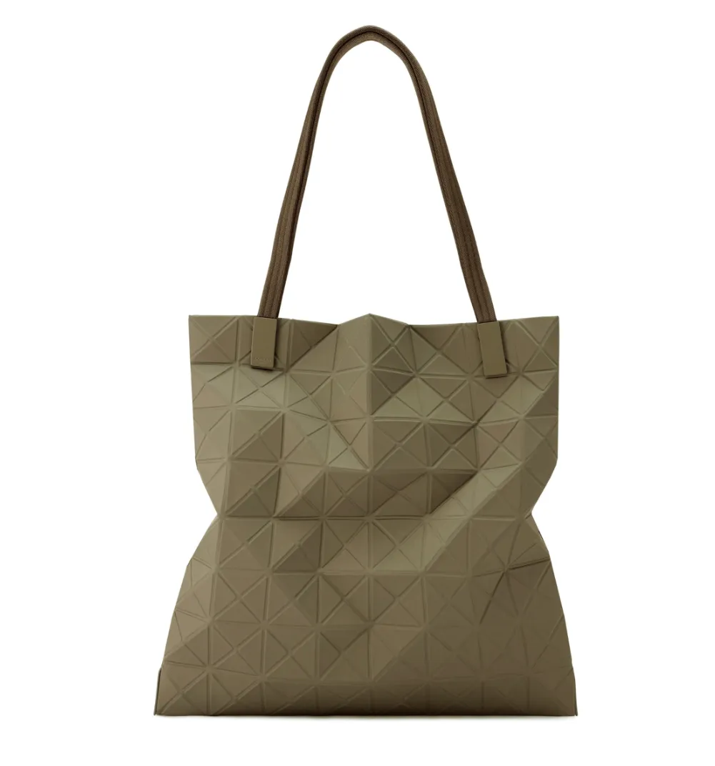 BAO BAO ISSEY MIYAKE TRACK LARGE TOTE BAG 8x8 Checkered pattern