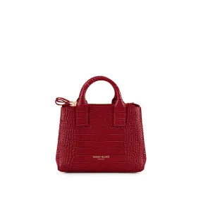 Bella Croco 9" - Dark Red