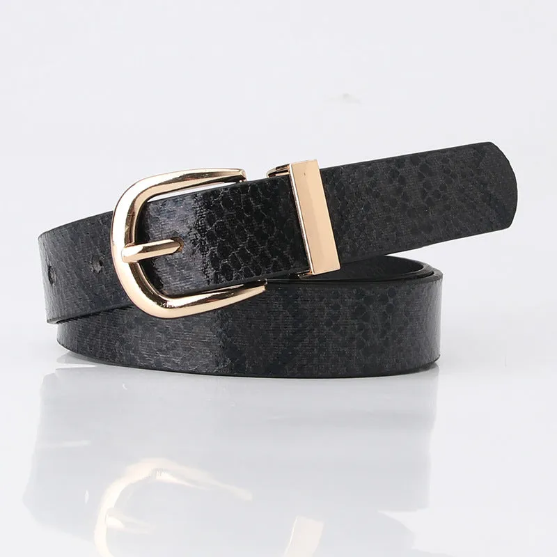 Belt Serpentine Belt Fashion Simple Jeans Pant Belt Ins Style Women's Belt Belt