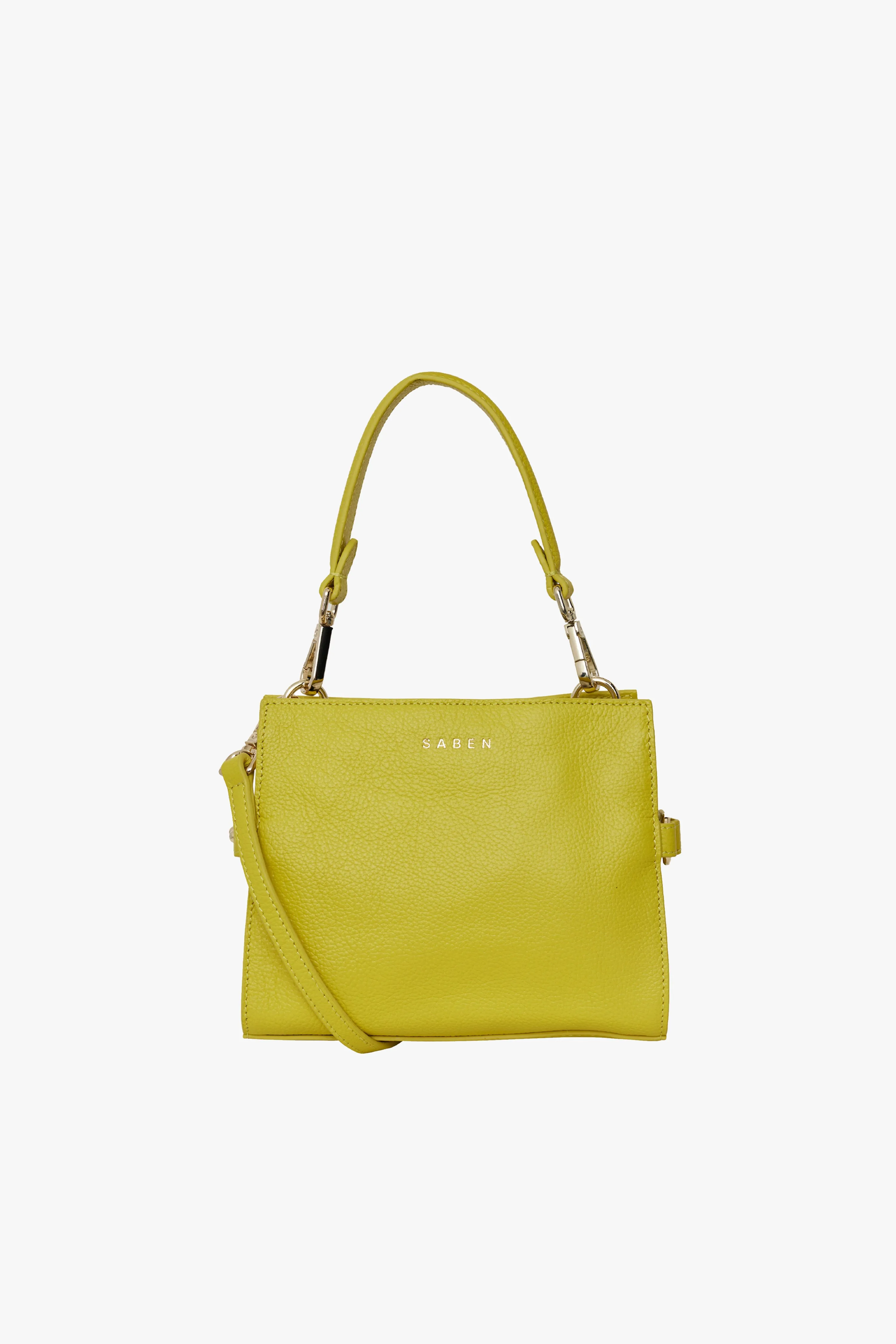 Birdie Citrine Mini Top Handle Square Crossbody Bag