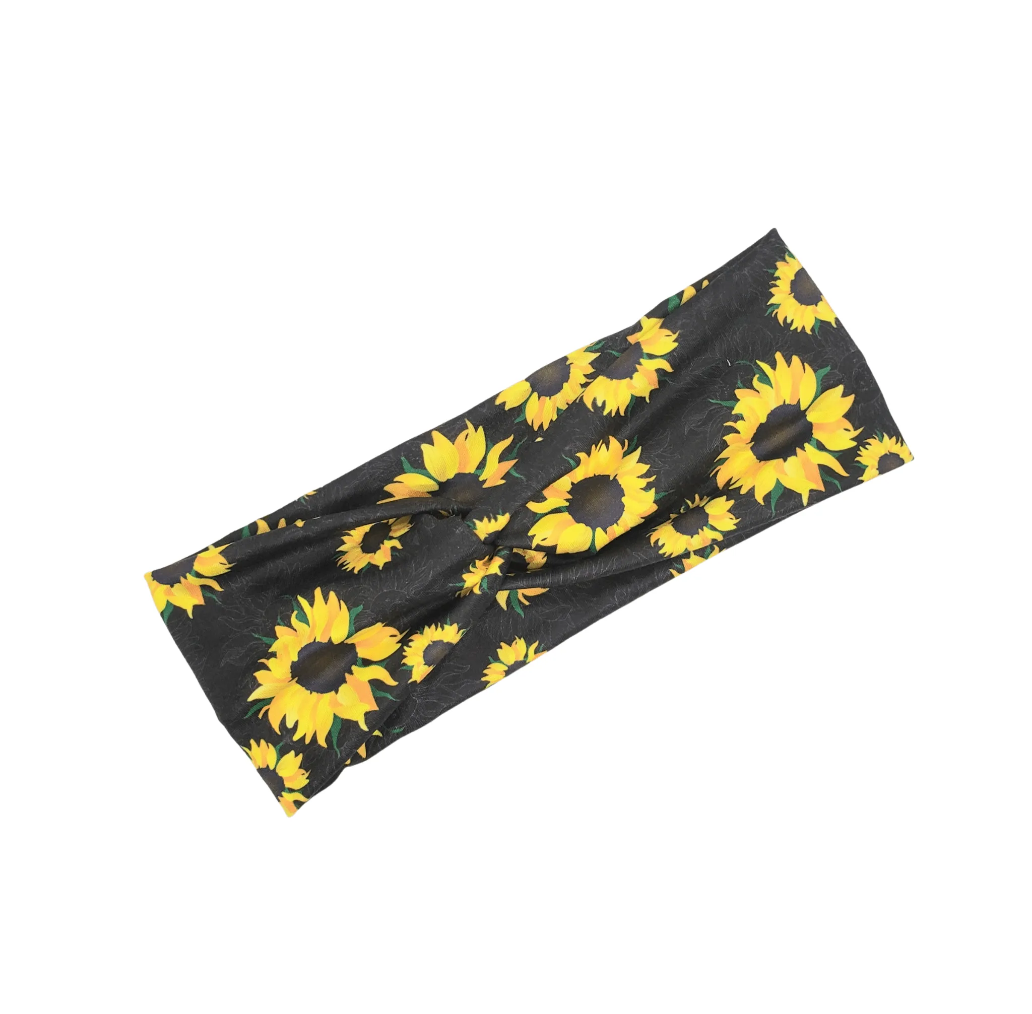 Black & Yellow Sunflower Headband