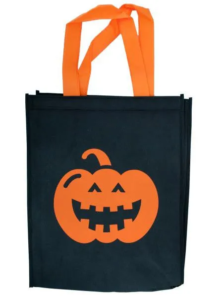 Black Halloween Tote Bag (Available in a pack of 20)