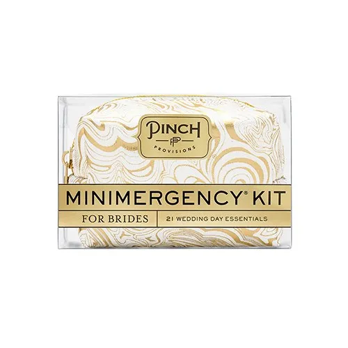 BRIDE MINIMERGENCY KIT - WHITE/GOLD SWIRL