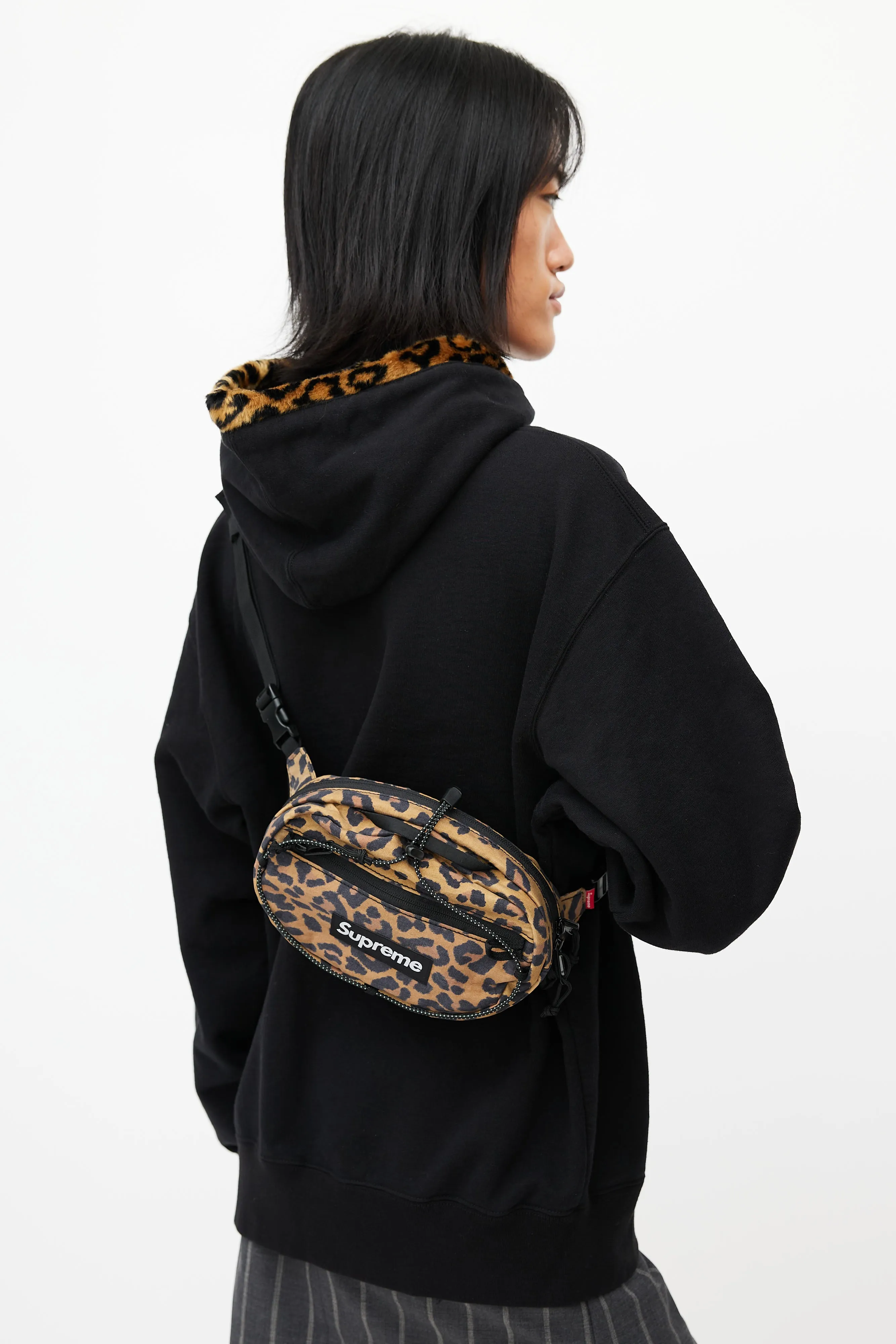 Brown & Black Print Waist Bag