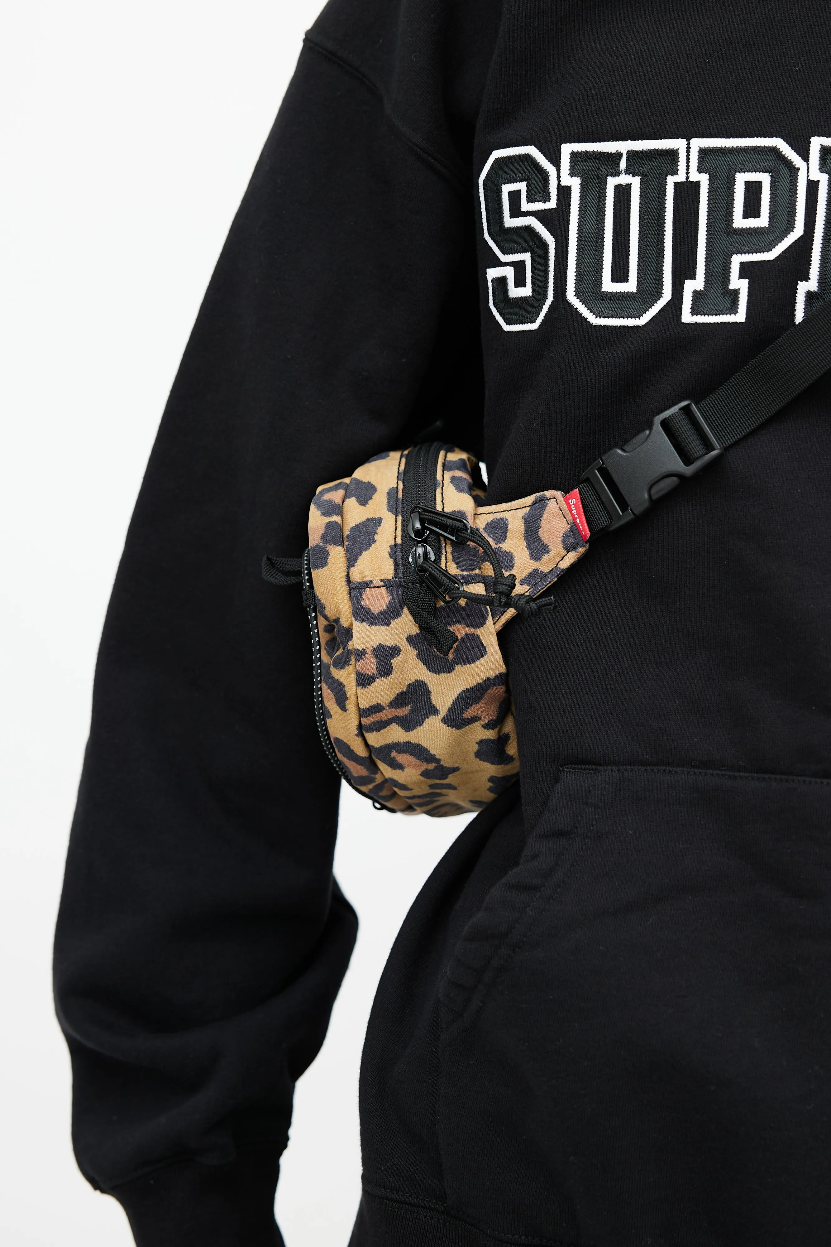 Brown & Black Print Waist Bag