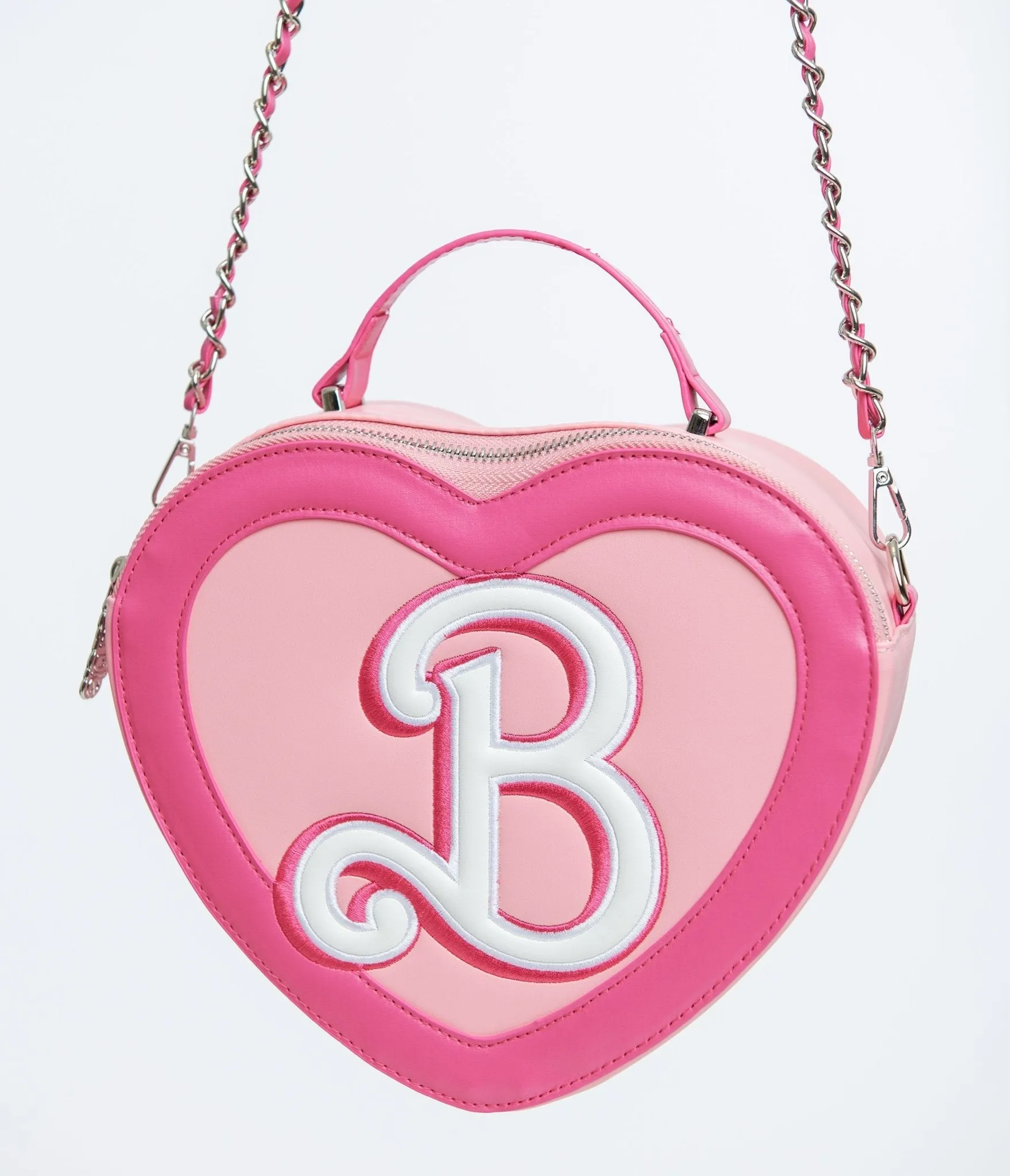 Cakeworthy Pink Barbie "B" Crossbody Bag