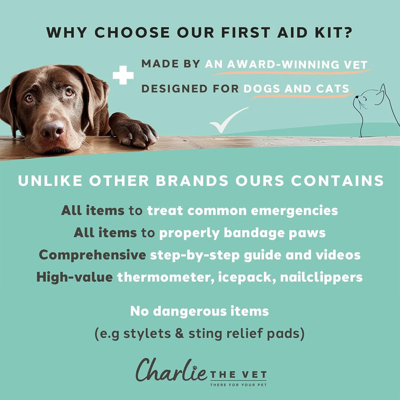 Charlie The Vet Pet First Aid Kit