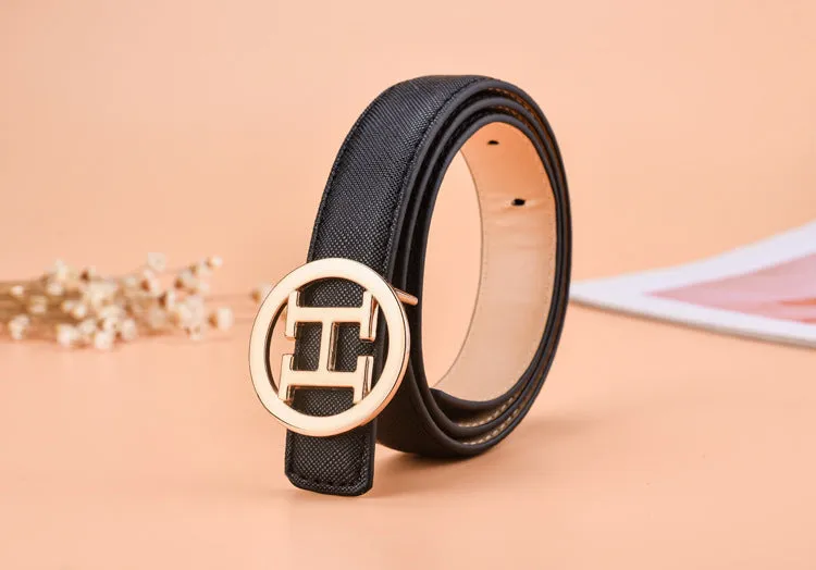 Children's Belt Personality Men's and Women's Belts Boys Gentleman Decorative Belt