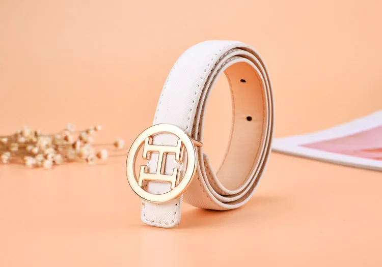 Children's Belt Personality Men's and Women's Belts Boys Gentleman Decorative Belt