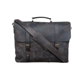 Choco Leather Laptop Bag - 15.6 Inch Messenger Bag