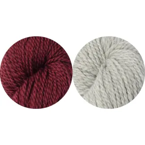 Clacks Mittens Kit (Cranberry Compote / Grey Harbor)