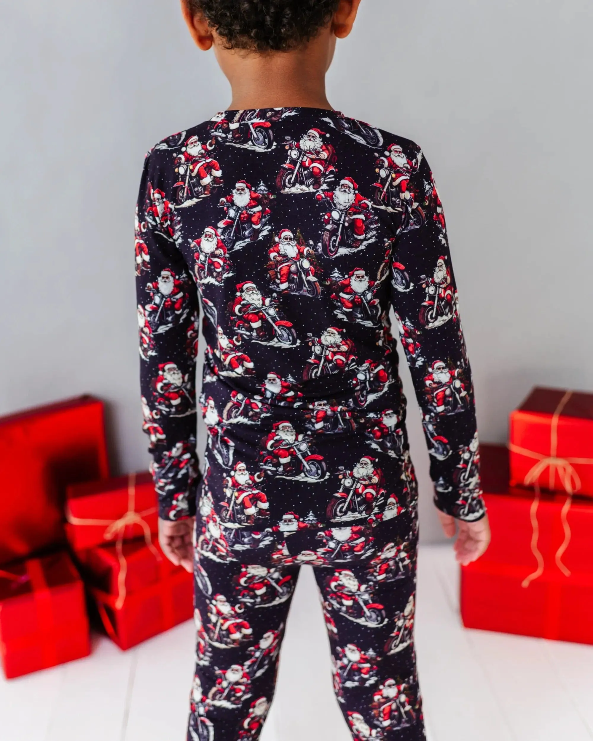 Clausin' Trouble Two-Piece Pajama Set