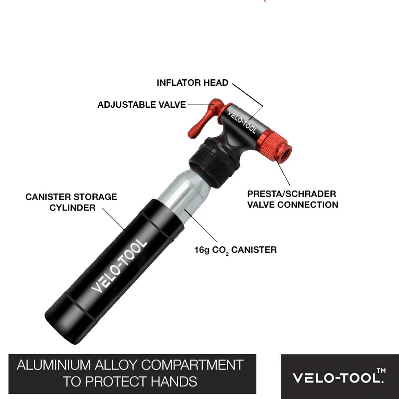 Co2 Inflator & Frame Bracket