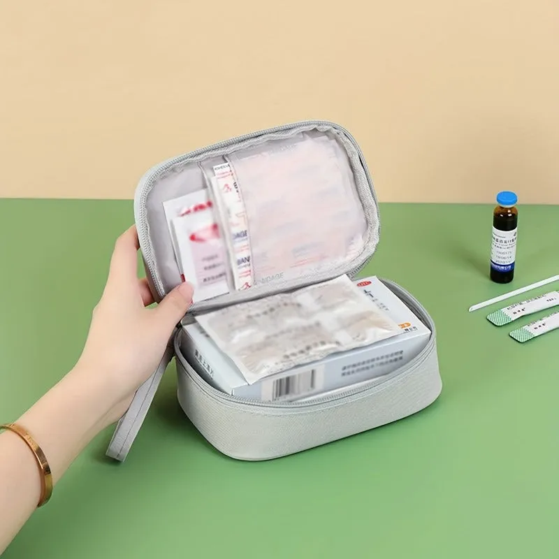 Compact First Aid Storage Bag for Home and Travel