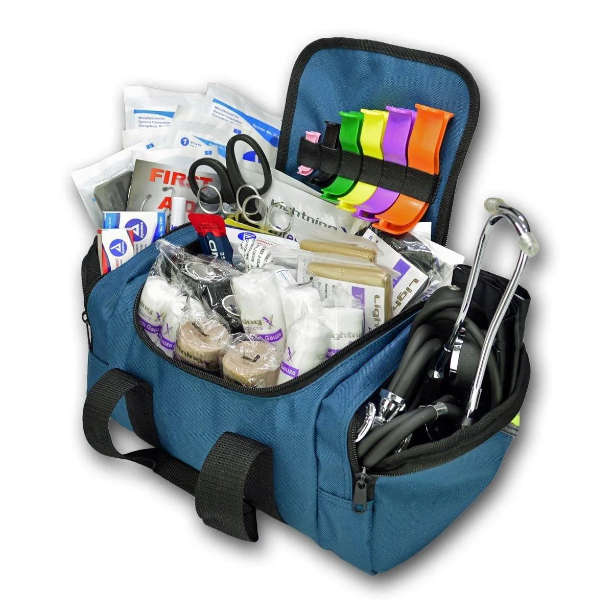 Compact First Responder Stocked Trauma Bag w/Fill Kit B