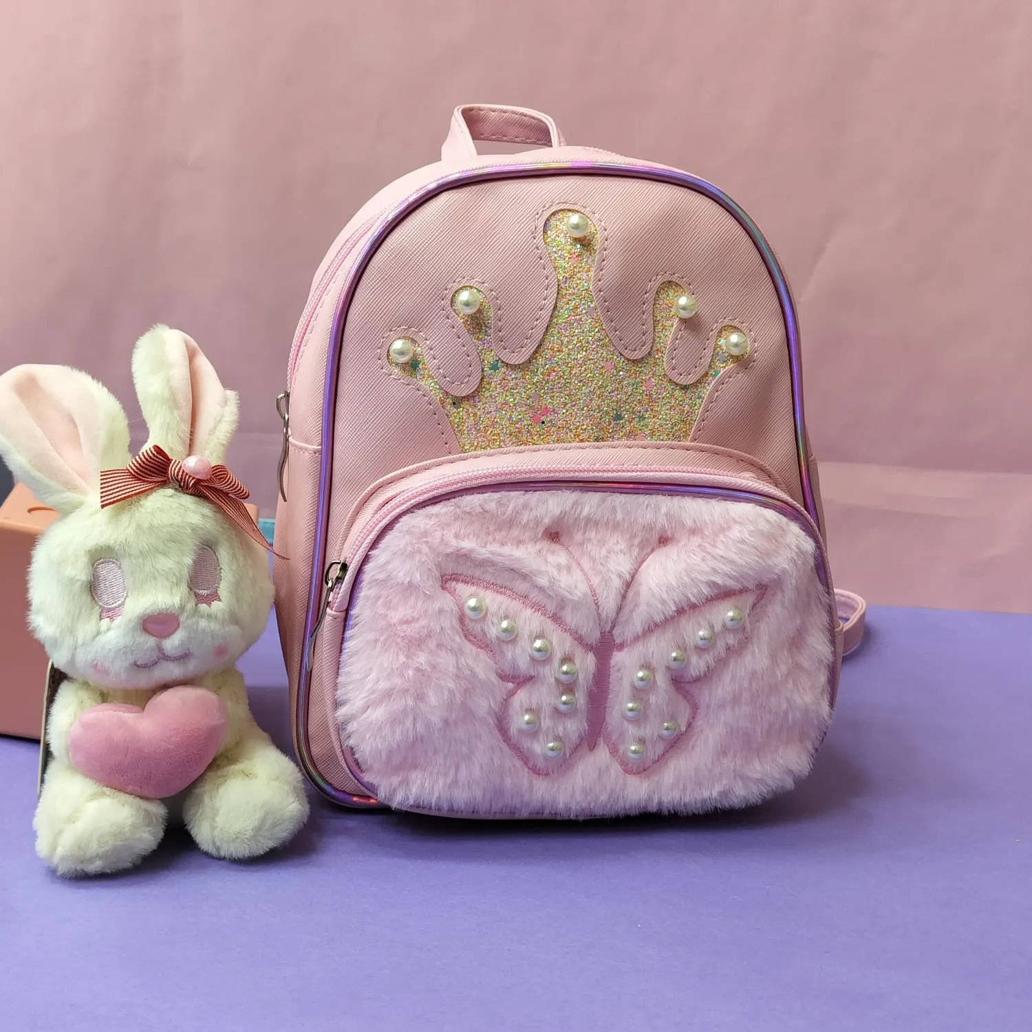 Crown Theme  Mini Backpack.