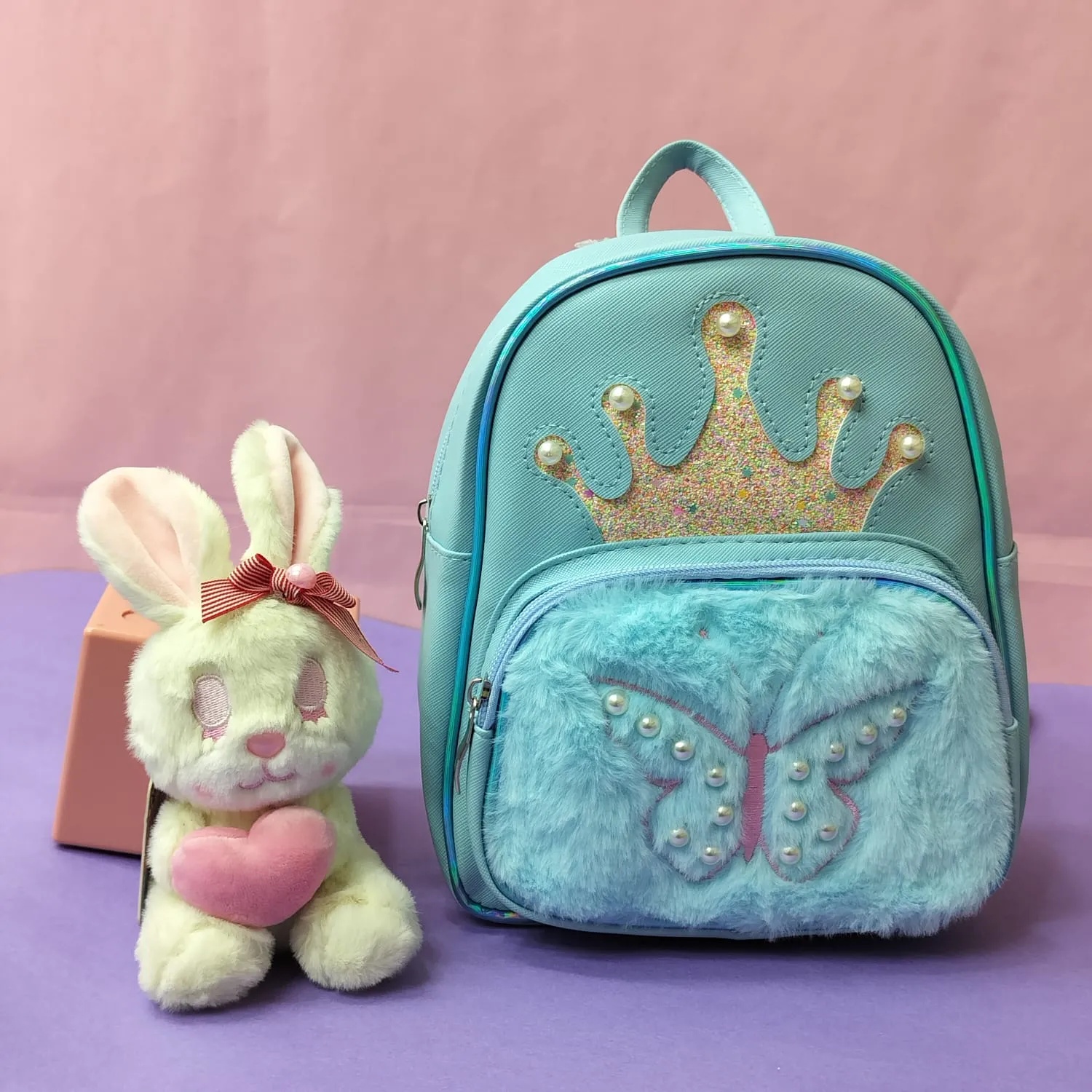 Crown Theme  Mini Backpack.