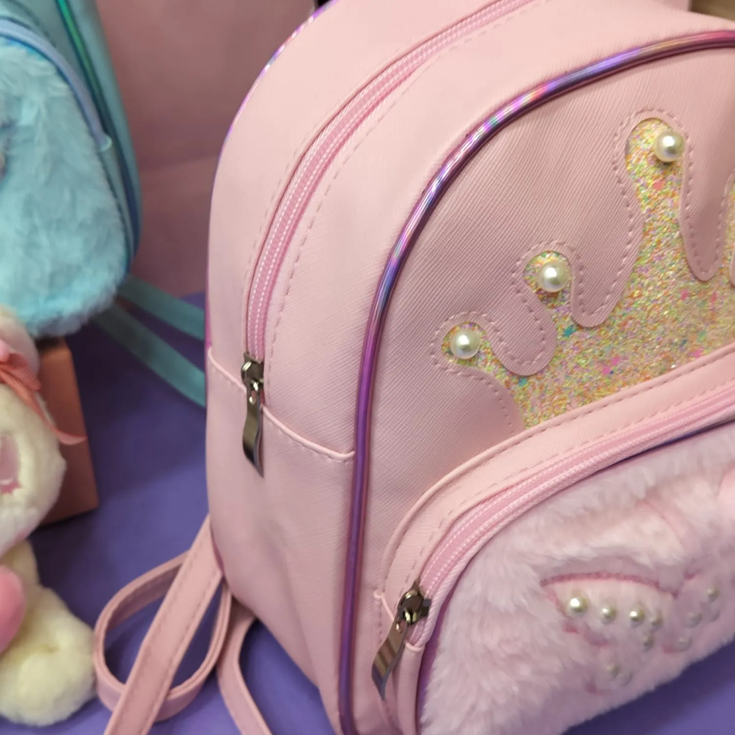 Crown Theme  Mini Backpack.