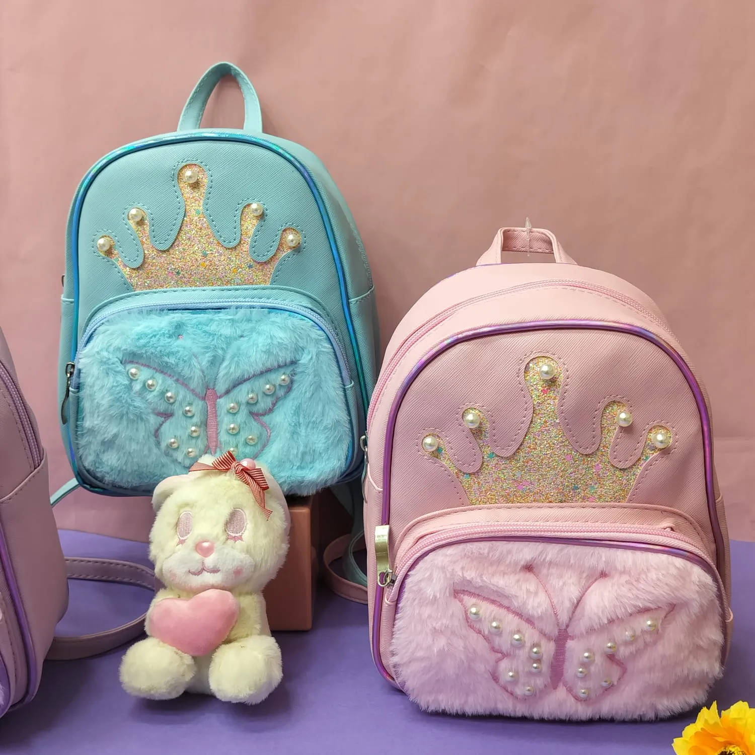 Crown Theme  Mini Backpack.