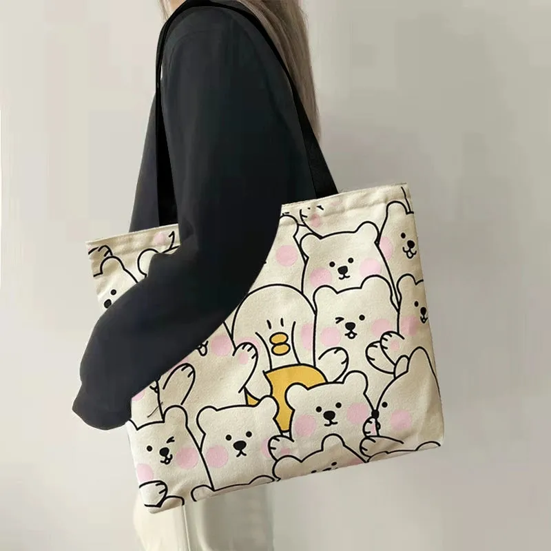 Cute Canvas Bag for College Students