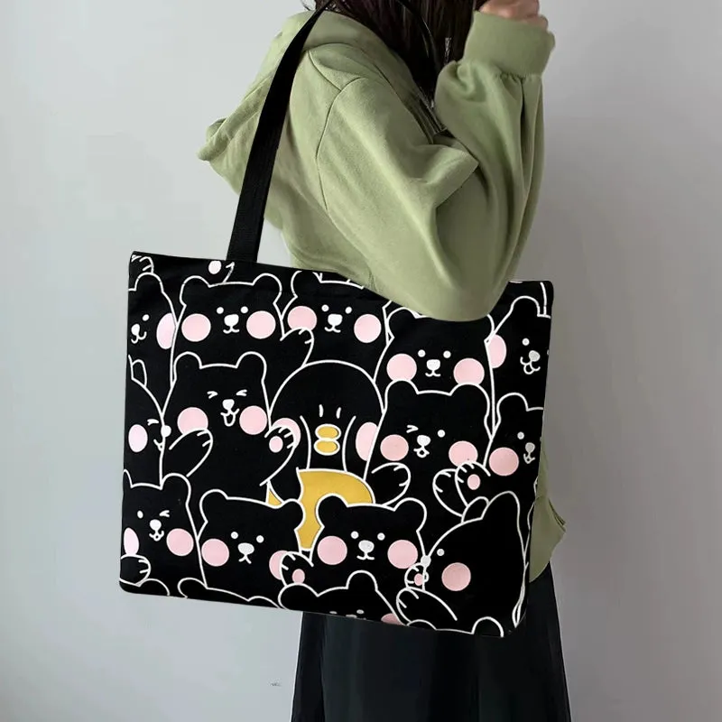 Cute Canvas Bag for College Students