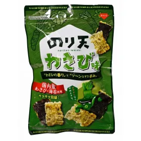 Daiko Noriten Wasabi Tempura Seaweed Snack (Pack of 10 Bags)