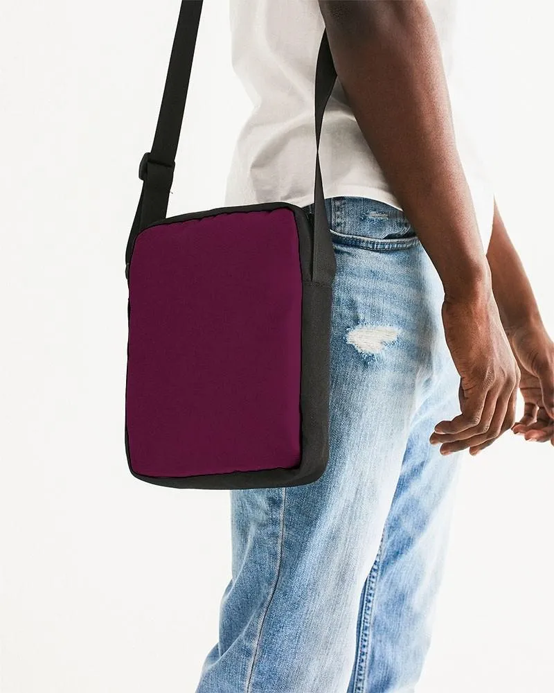 Dark Magenta Messenger Pouch | Dark Pure Magenta | C0M100Y0K80