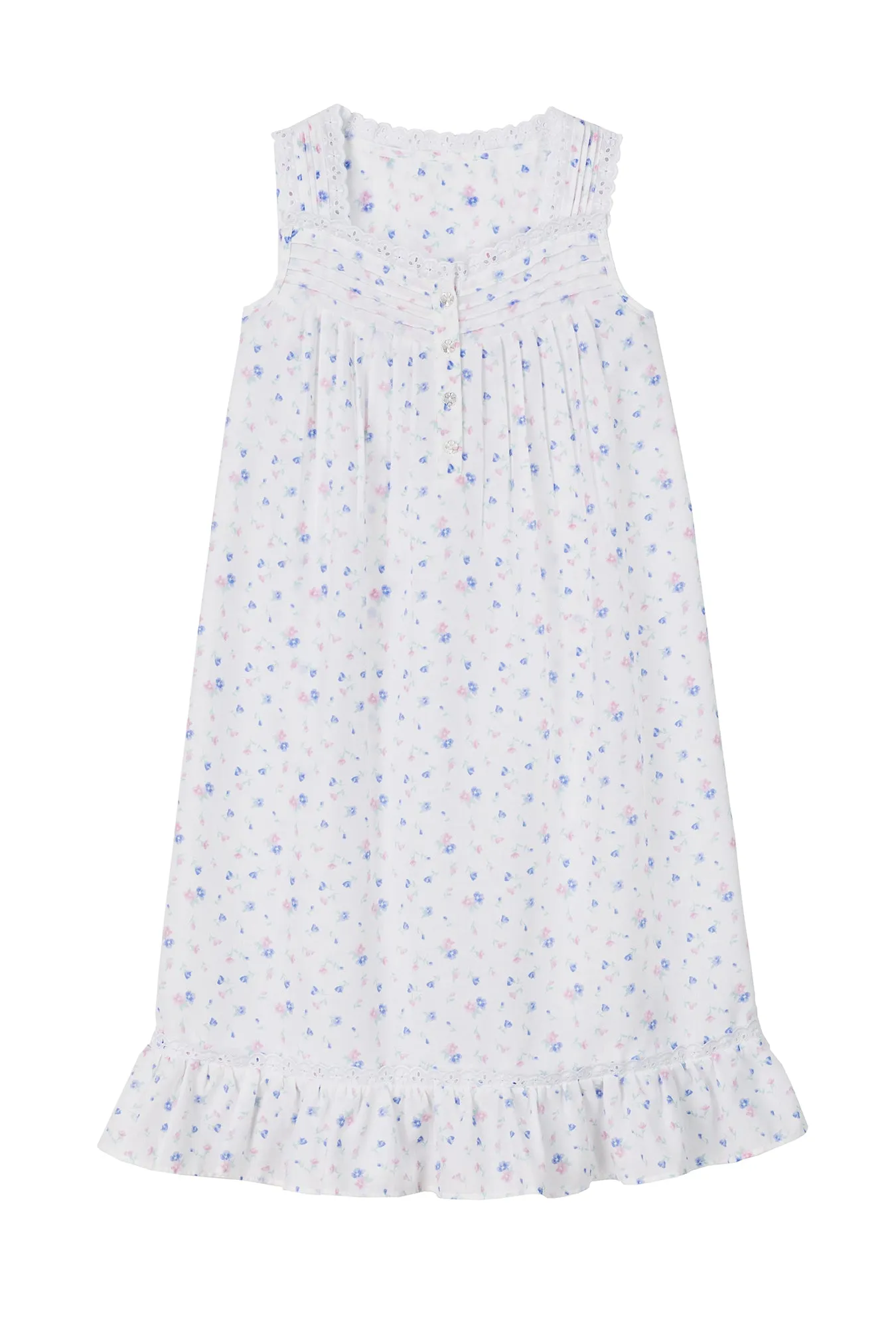 Delicate Floral Little Girls Nightgown