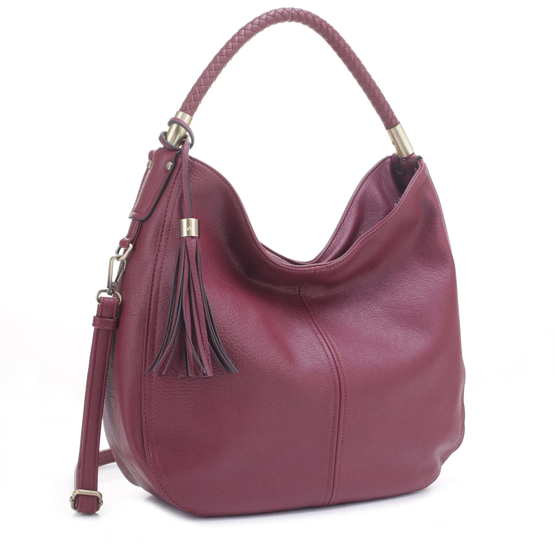 DJ6076CC Shoulder Concealed Carry Handbag w/ Tassel