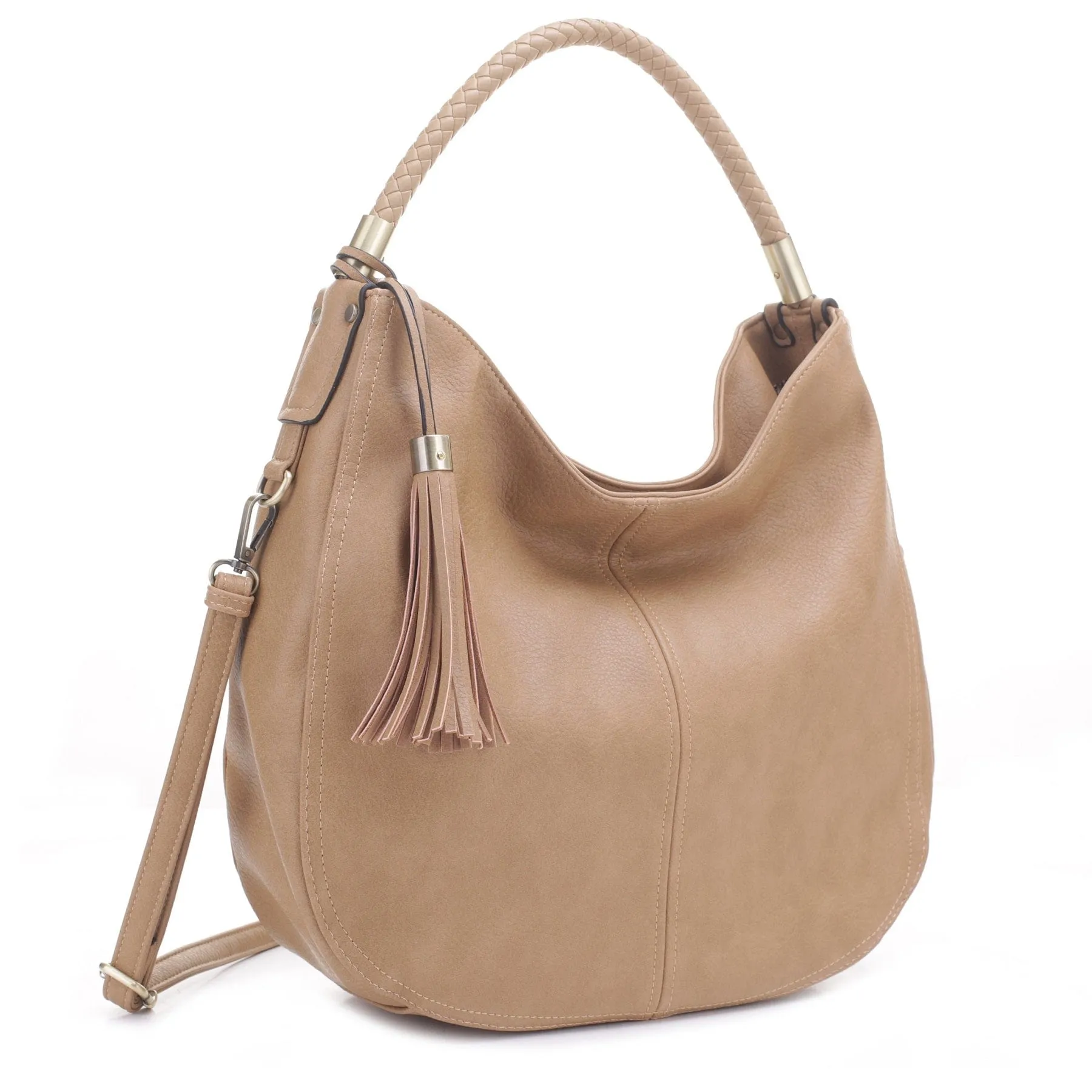 DJ6076CC Shoulder Concealed Carry Handbag w/ Tassel