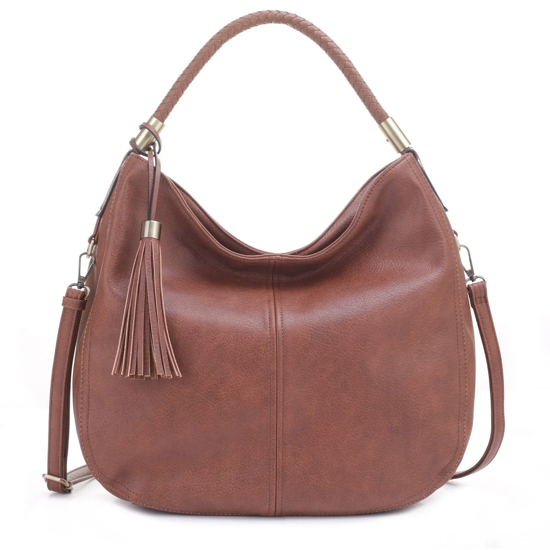 DJ6076CC Shoulder Concealed Carry Handbag w/ Tassel