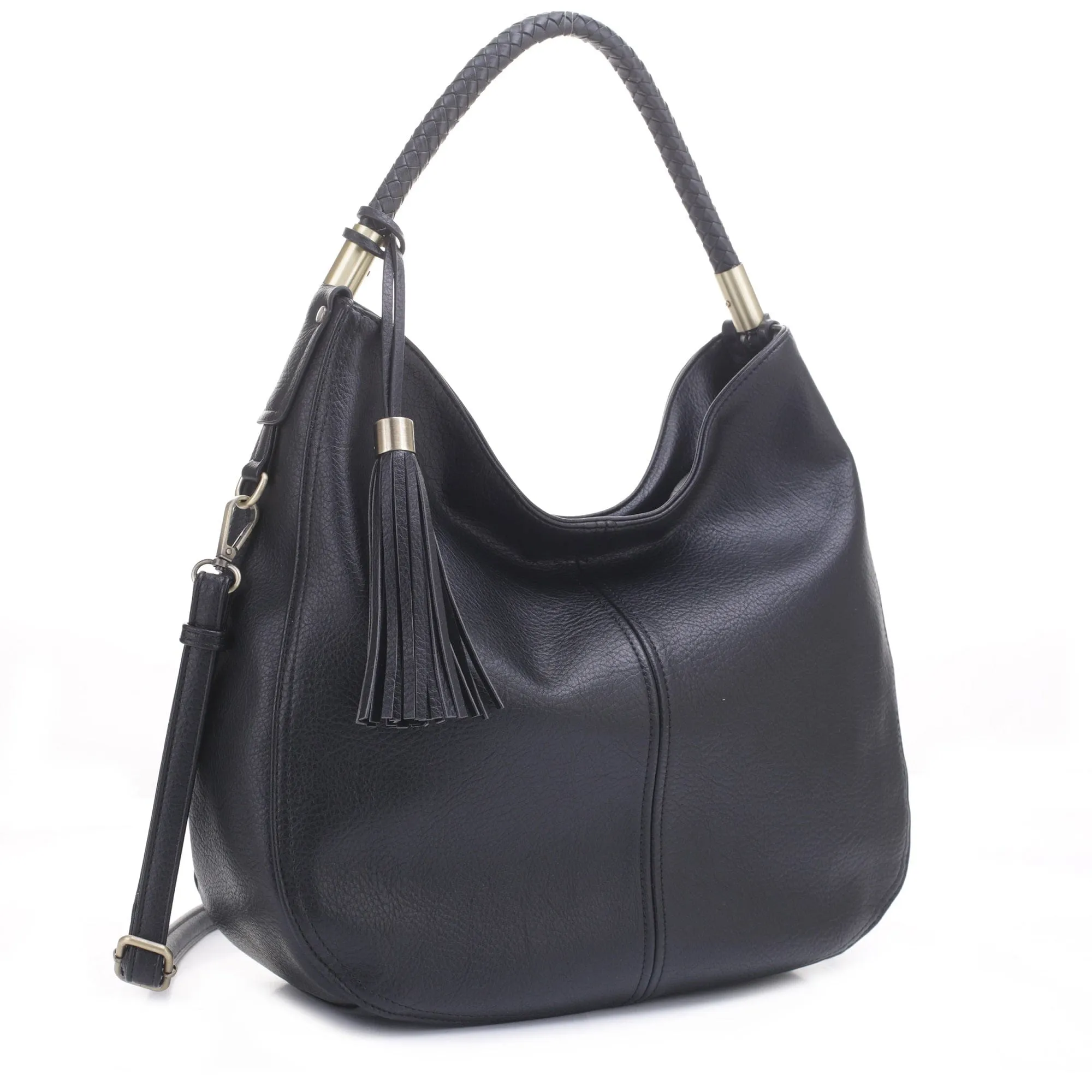 DJ6076CC Shoulder Concealed Carry Handbag w/ Tassel