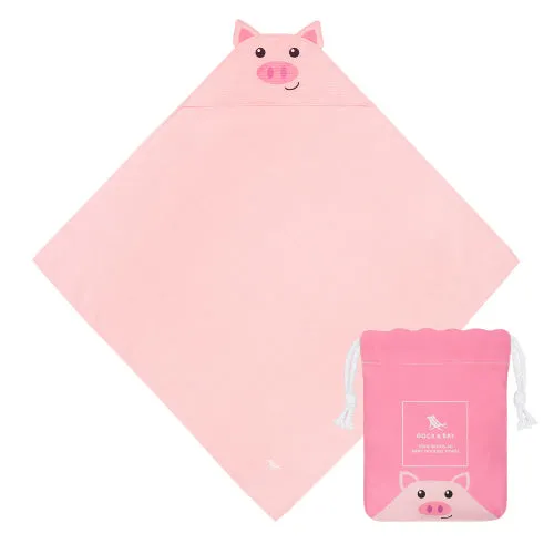 Dock & Bay - Baby Hooded Towel - Animal Collection